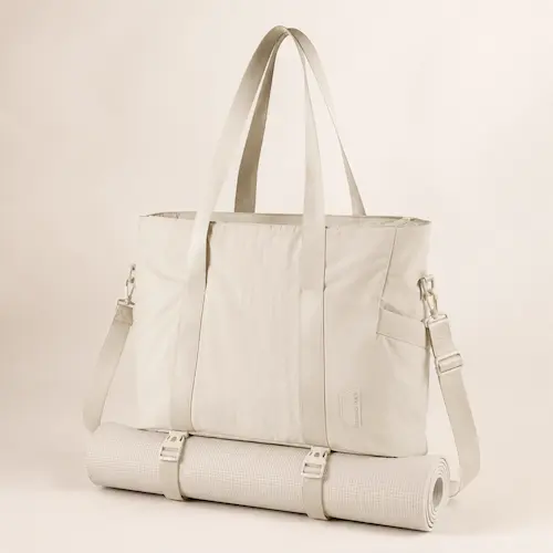 BAGSMART large work and travel tote with yoga mat strap